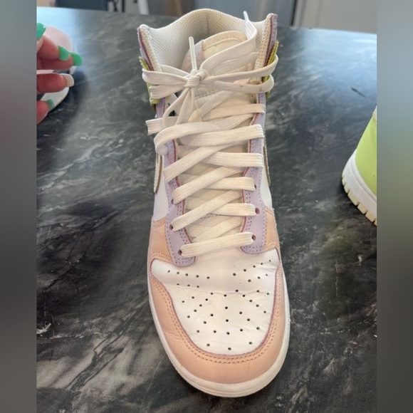 Nike Youth Unisex 2021 Dunk High 'Lemon Twist' Size 7y 8.5 Womens - Picture 6 of 7